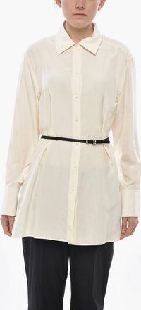 Givenchy Camicia in Seta con Cintura Slim Givenchy