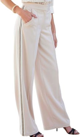 Bishop + Young Harland Tencel Dress Pant in Beige at Nordstrom, Size X-Small 30