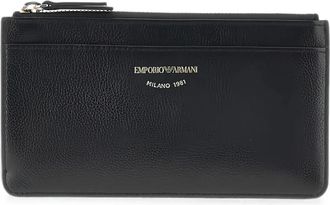 Emporio Armani My EA Creditcard Holder - Dames - Portefeuilles - Zwart - ONE Size - Katoen - Accessoires