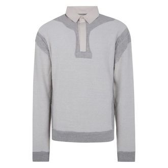Maison Margiela Hoodies & sweatvesten, Heren, Grijs, L, Polo Shirts