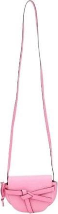 Loewe Borsa Crossbody Mini Gate Pre-owned - - Pre-owned - Donna - Rosa - ONE SIZE