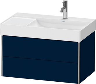 Duravit Xsquare Mueble De Ba&ntilde;o De Pared 78,4x46,0 Cm, 2 Cajones, - Duravit