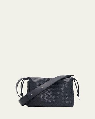 Bottega Veneta Mens Drawstring Leather Dustbag