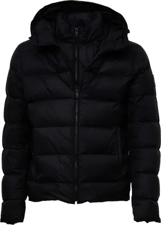 Fay Db Front Piuma Cappuccio Nero