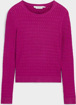 Contemporaine Womens Plain cable-knit sweater