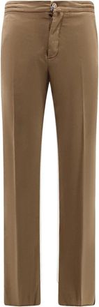 Kiton Uomo, Pantaloni, Marrone, W30, new