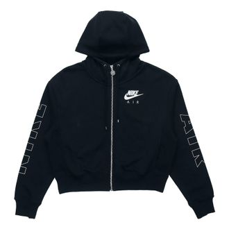 Nike (WMNS) AS W Nike Sportswear Air Hoodie FZ FLC BB Black CJ3043-010