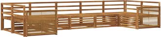 vidaXL Conjunto De Sof&aacute;s De Exterior 7 Uds. Natural Vidaxl