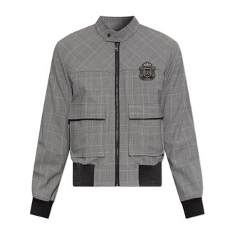 Dolce & Gabbana Jacket met Ruitpatroon - Heren - Zomerjassen - Grijs - M - Jassen