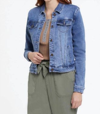 Tribal Classic Denim Jacket With Pockets In Dark Vintage