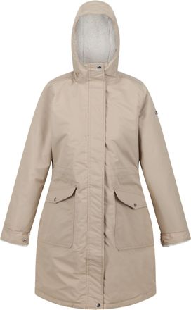 Regatta Womens/Ladies Romine Waterproof Parka (Barleycorn/Light Vanilla) - Khaki - Size 16 UK