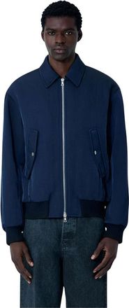 Dries Van Noten Venlo Jacket - Heren - Vesten met rits - Blauw - XL - Hoodies & sweatvesten