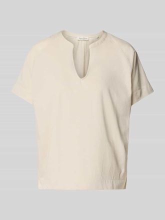 Marc O'Polo Relaxed Fit Blusenshirt aus reiner Baumwolle in Sand, Gr&ouml;&szlig;e XXL