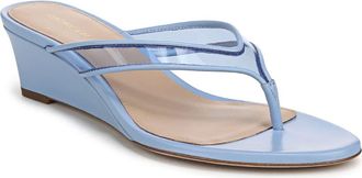 Veronica Beard Clea Wedge Flip Flop in Blue Jay at Nordstrom, Size 7.5