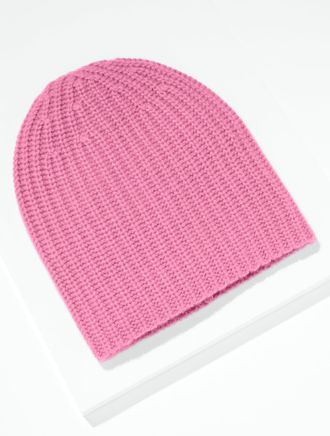 Talbots Chunky Cashmere Beanie - Candy Pink - 001 Talbots