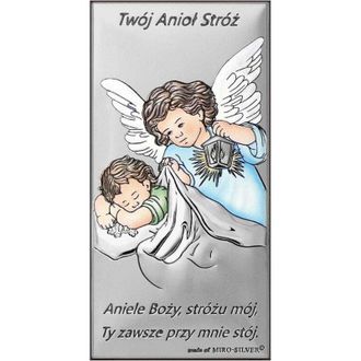 OEM Imagen Color Plata De Tu &Aacute;ngel De La Guarda Con La Oraci&oacute;n &aacute;ngel De Dios... 6753 10 X 20 Cm