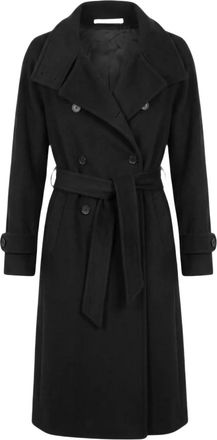 Tagliatore Henryka Coat - Dames - Mantel - Zwart - M - Wol - Jassen
