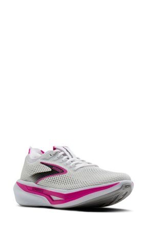 Brooks Hyperion 3 Running Shoe in White/luminary/cyber Pink at Nordstrom, Size 10.5