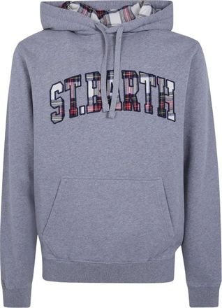 MC2 Saint Barth Tribeca Hoodie - Heren - Sweatshirts & Hoodies - Grijs - Maat: XL Katoen