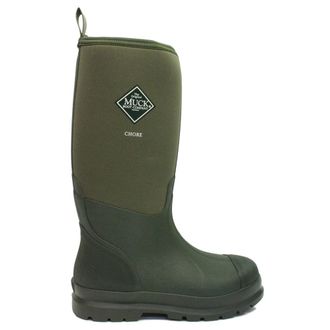 The Original Muck Boot Company Chore Rubber Unisex Boots - Moss - Size:UK 11