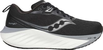 Saucony Triumph 22 Womens Black Running Shoes (Wide) - Size UK 7.5