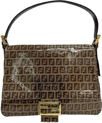Fendi Pre-owned Handbags, female, Brown, Size: ONE SIZE Pre-owned Leather fendi-bags