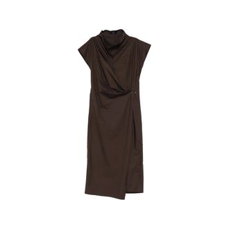 SOEUR Midi Dresses, female, Brown, Size: 2XS Foggia Dress