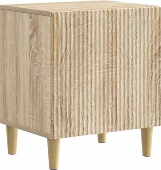 vidaXL Armario De Noche Roble Sonoma 43 X 34,5 X 50 Cm Vidaxl