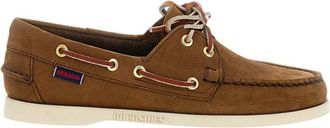 Sebago Moccasin Silhouette Portland Nubuck Shoes with 360&deg; Leather Lacing