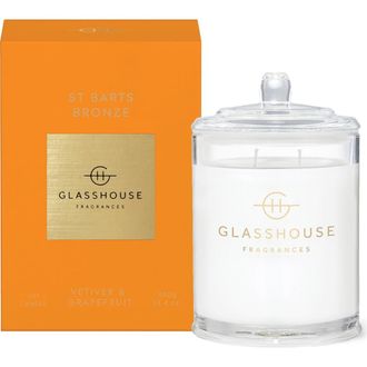 Glasshouse Fragrances St. Barts Bronze Two-Wick Scented Candle in St Barts Bronze at Nordstrom