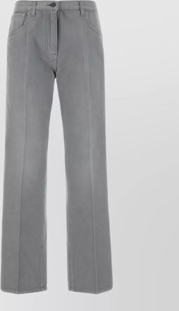 Prada denim straight-leg trousers