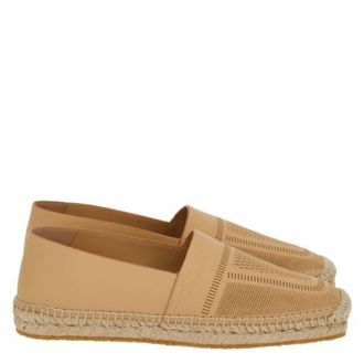 Ferragamo Seda Leather Espadrilles, Size 7 C
