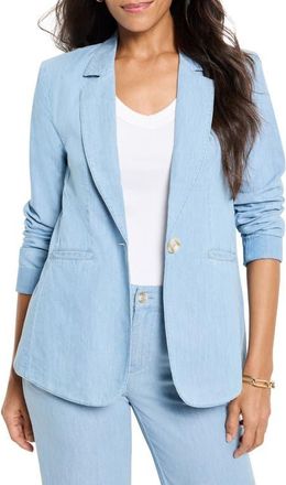 Nic+Zoe Denim Blazer in Mid Wash at Nordstrom, Size 16