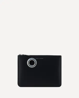 Comme Des Gar&ccedil;ons Silver Eyelet Coin Purse Male UNI