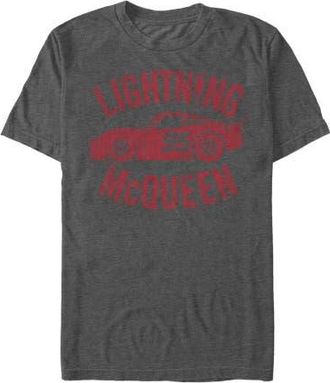 Cars Mens Cars Lightning McQueen Graphic T-Shirt in Charcoal Heather at Nordstrom, Size Xxx-Large