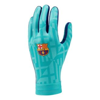 Nike FC Barcelona HyperWarm Academy Soccer Gloves Teal GS3893-309