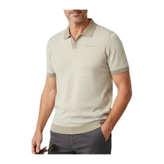 Karl Lagerfeld Punto Knit Polo - male - Karl Lagerfeld - Polo Shirts - Beige - S - Tops