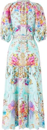 Camilla Womens Bazaar Blooms Midi Shirt Dress Ss26 W