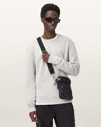 AllSaints Raven Crew Neck Ramskull Sweatshirt