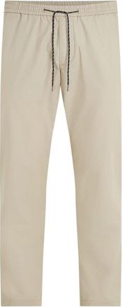 Tommy Hilfiger Beige Broek - Heren - Straight fit broeken - Beige - W38 - Katoen - Broeken