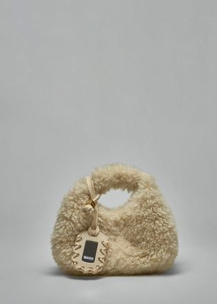 Ganni Hobo Mini Alternative Fur