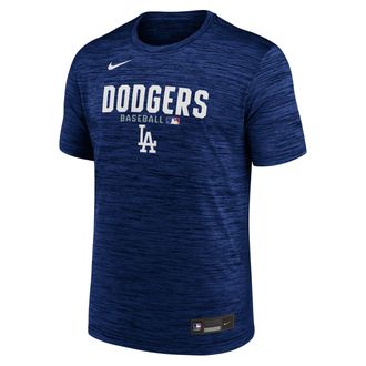 Nike Los Angeles Dodgers Authentic Collection Nike Mens Dri-FIT MLB T-Shirt in Blue | 02ER47XLD-RMG