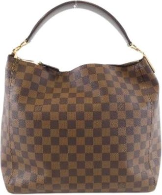 Louis Vuitton Pre-owned Shoulder Bags, female, Brown, Size: ONE SIZE Pre-owned Canvas Shoulder Bag