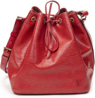 Louis Vuitton Pre-owned Womens Noe PM Shoulder Bag - Red - One Size