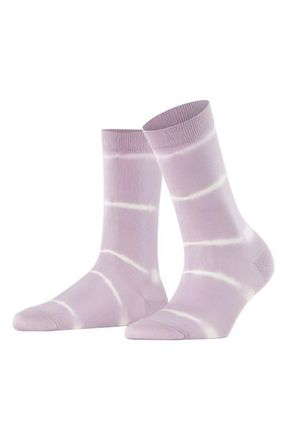 Falke Wave Bond Organic Cotton Blend Crew Socks in Misty Lila at Nordstrom, Size 35-38