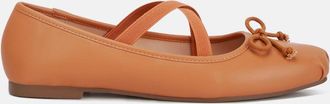 London Rag leina recycled faux leather ballet flats