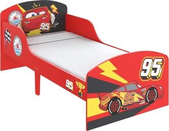 Disney Cars Lettino in Legno Saetta McQueen 75x143x 64cm - Disney