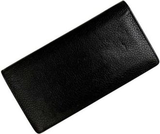 Louis Vuitton Pre-owned Leather Wallet - unisex - Vintage Accessoires - Zwart - ONE Size - Leer - Vintage
