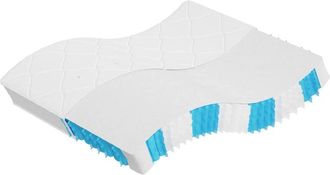 vidaXL Vidaxl - Colch&oacute;n De Muelles Ensacados Firmeza Media 160x200 Cm