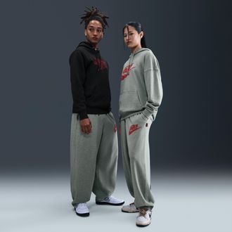 Nike Mens x Stranger Things Oversized Pants in Grey | IB5668-063